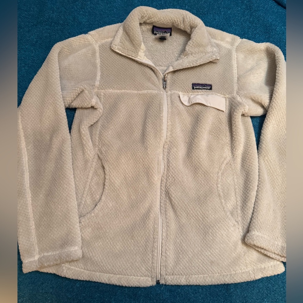 Patagonia Women's Off-White Fleece Jacket